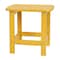 Flash Furniture Yellow All-Weather Adirondack Side Table JJ-T14001-YLW-GG - alternate 2